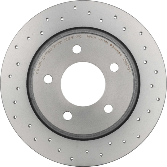 KTX0098 Brembo Ceramic Brake Pad and XTRA Solid Drilled Brake Disc Kit Brembo Brake Canada