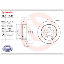 Load image into Gallery viewer, 08.A114.50 Brembo Premium Rear Brake Rotor Brembo Brake Canada