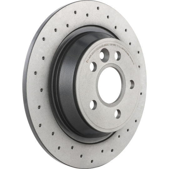 08.A540.1X Brembo Premium UV Coated Rear XTRA Cross Drilled Brake Rotor Brembo Brake Canada