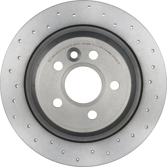 08.A540.1X Brembo Premium UV Coated Rear XTRA Cross Drilled Brake Rotor Brembo Brake Canada