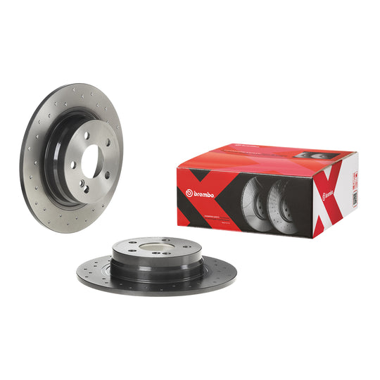 08.A612.4X Brembo Premium UV Coated XTRA Cross Drilled Brake Rotor Brembo Brake Canada