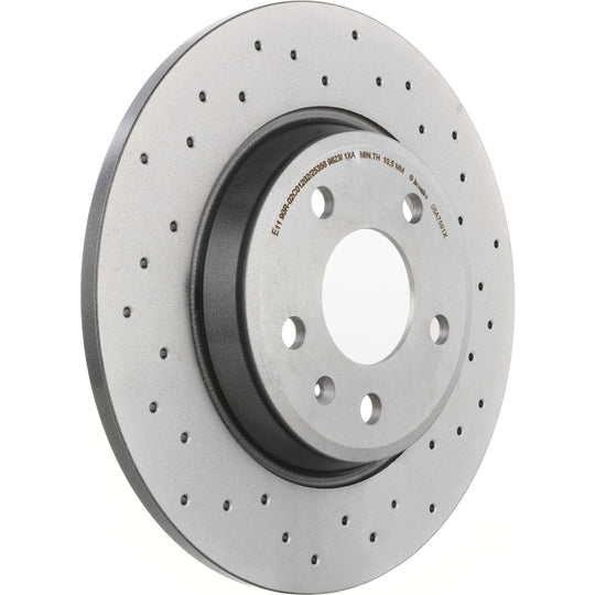 08.A759.1X Brembo Premium UV Coated Rear XTRA Cross Drilled Brake Rotor Brembo Brake Canada