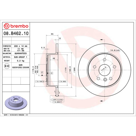 KT00526 Brembo Disc Brake Kit Brembo Brake Canada