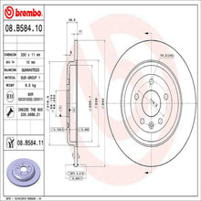 Load image into Gallery viewer, KT00577 Brembo Ceramic Brake Pad and UV Coated Solid  Brake Disc Kit Brembo Brake Canada
