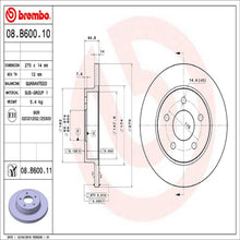 Charger l'image dans la galerie, KT00911 Brembo Ceramic Brake Pad and UV Coated Solid  Brake Disc Kit Brembo Brake Canada
