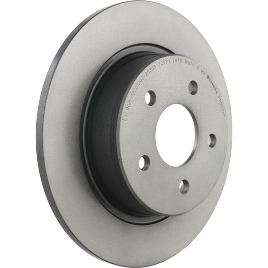 KT04289 Low-Met Brake Pad and UV Coated Solid  Brake Disc Kit Brembo Canada