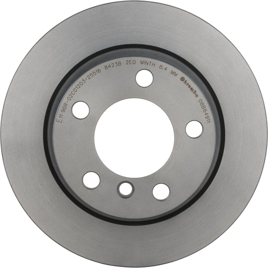 08.B649.11 Brembo UV Coated Solid Brake Rotor Brembo Brake Canada