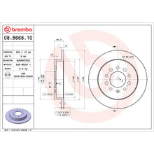 Load image into Gallery viewer, 08.B668.10 Brembo Solid Standard Rotor Brembo Brake Canada