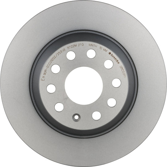 KT00826 Brembo Ceramic Brake Pad and UV Coated Solid  Brake Disc Kit Brembo Brake Canada