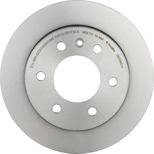 08.D045.11 Brembo UV Coated Solid Brake Rotor Brembo Brake Canada