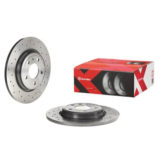 08.D060.1X Brembo Premium UV Coated XTRA Cross Drilled Brake Rotor Brembo Brake Canada