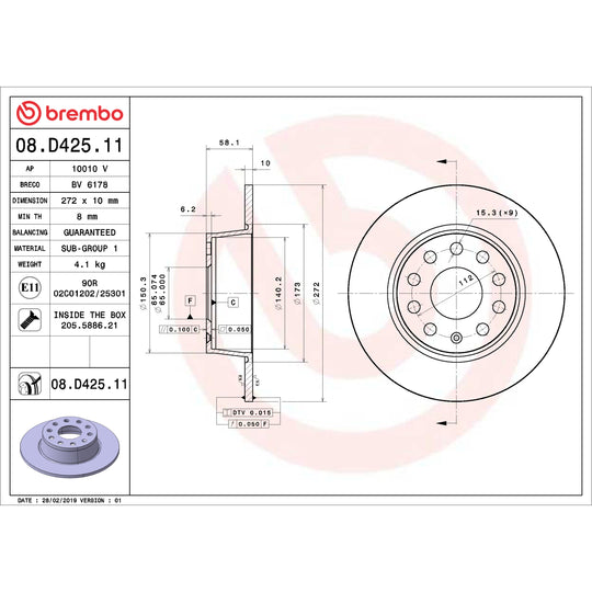 KT00197 Brembo Disc Brake Kit Brembo Brake Canada