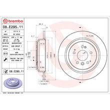 Charger l'image dans la galerie, 08.E295.11 Brembo UV Coated Solid Brake Rotor Brembo Brake Canada