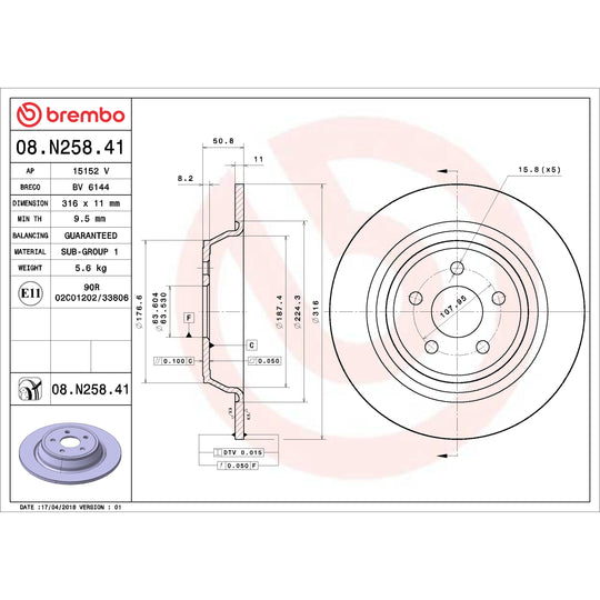 KT00132 Brembo Disc Brake Kit Brembo Brake Canada