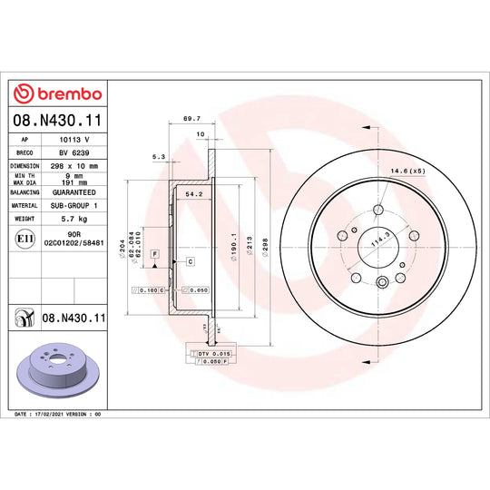 KT00127 Brembo Disc Brake Kit Brembo Brake Canada