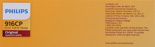 916CP Philips Standard Miniature 916 - Standard - Multiple Commercial 10-Pack Philips Bulbs