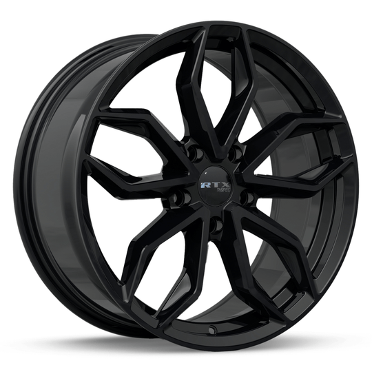 083442 - RTX R-Spec Corsa 20X8.5 5X114.3 ET 45mm Gloss Black -  RTX Wheels Canada