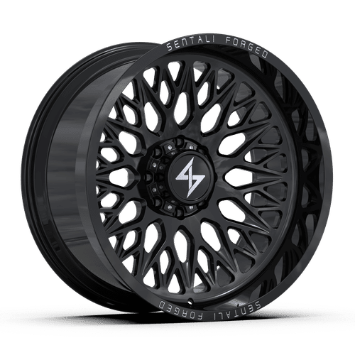 SF626168399GB - Sentali Forged SF6GB 26X16 8X170 ET -99MM Gloss Black - Sentali Forged Wheels Canada