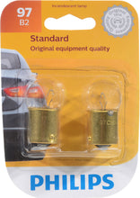 Load image into Gallery viewer, 97B2 Philips Standard Miniature 97 - Standard - Twin Blister Pack Philips Bulbs