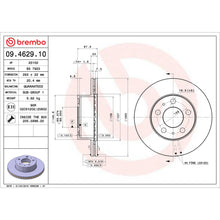 Load image into Gallery viewer, 09.4629.10 Brembo Premium Vented Brake Rotor Brembo Brake Canada