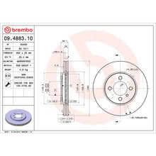 Charger l'image dans la galerie, KT00B53 Brembo Ceramic Brake Pad and Standard Vented  Brake Disc Kit Brembo Brake Canada