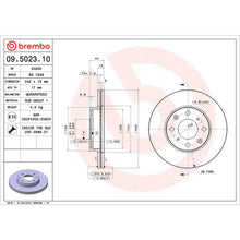 Charger l'image dans la galerie, KT00926 Brembo Ceramic Brake Pad and Standard Vented  Brake Disc Kit Brembo Brake Canada