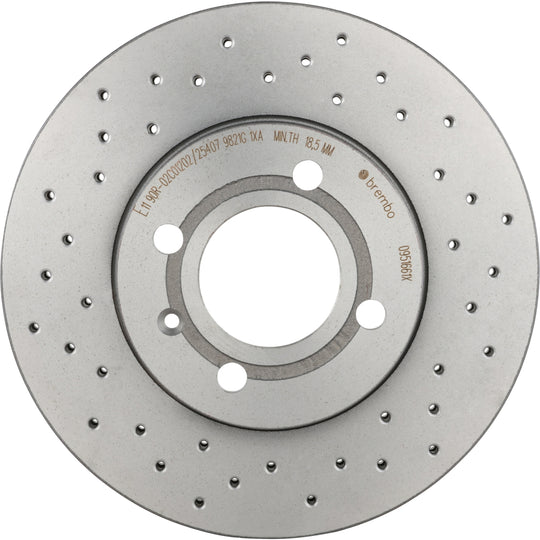 KTX0119 Brembo Ceramic Brake Pad and XTRA Vented Drilled Brake Disc Kit Brembo Brake Canada