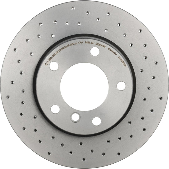 09.5390.3X Brembo Premium UV Coated XTRA Cross Drilled Brake Rotor Brembo Brake Canada