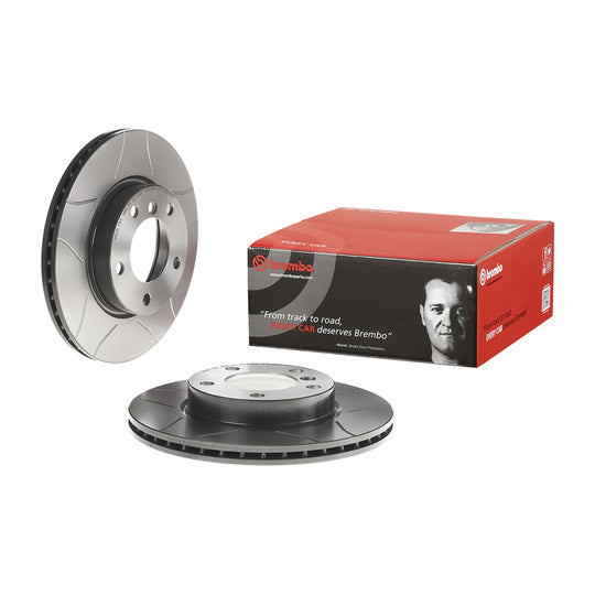 09.5390.77 Brembo Premium Max Slotted UV Coated Rotor Brembo Brake Canada