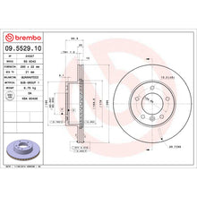 Load image into Gallery viewer, 09.5529.10 Brembo Premium Vented Brake Rotor Brembo Brake Canada