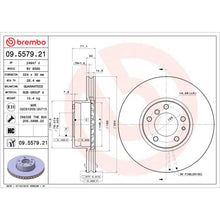 Load image into Gallery viewer, KT00A83 Brembo Ceramic Brake Pad and UV Coated Vented  Brake Disc Kit Brembo Brake Canada