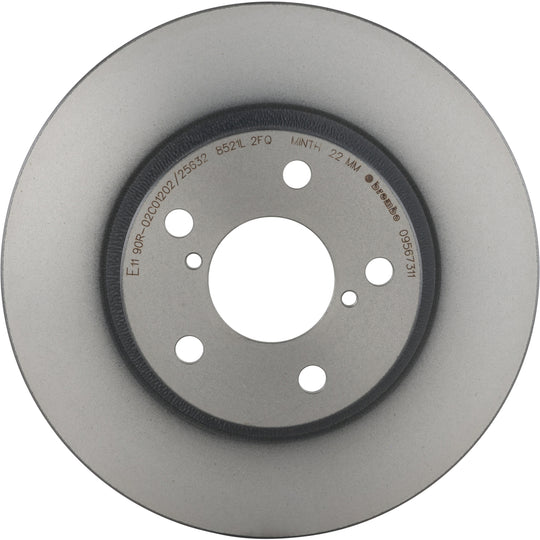 09.5673.11 Brembo Premium Coated Vented Brake Rotor Brembo Brake Canada