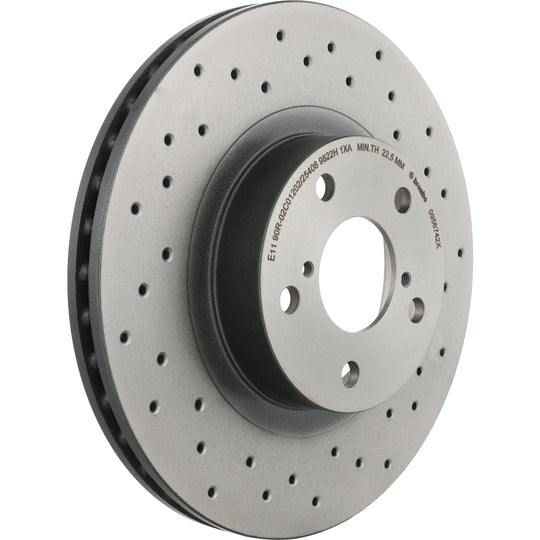 09.5674.2X Brembo Premium UV Coated XTRA Cross Drilled Brake Rotor Brembo Brake Canada