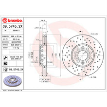Load image into Gallery viewer, KTX0115 Brembo Ceramic Brake Pad and XTRA Vented Drilled Brake Disc Kit Brembo Brake Canada