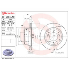 Load image into Gallery viewer, 09.5784.10 Brembo Premium Vented Brake Rotor Brembo Brake Canada