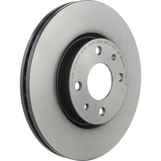 09.5843.11 Brembo Premium Coated Vented Brake Rotor Brembo Brake Canada