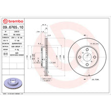 Charger l'image dans la galerie, 09.6765.10 Brembo Premium Vented Brake Rotor Brembo Brake Canada