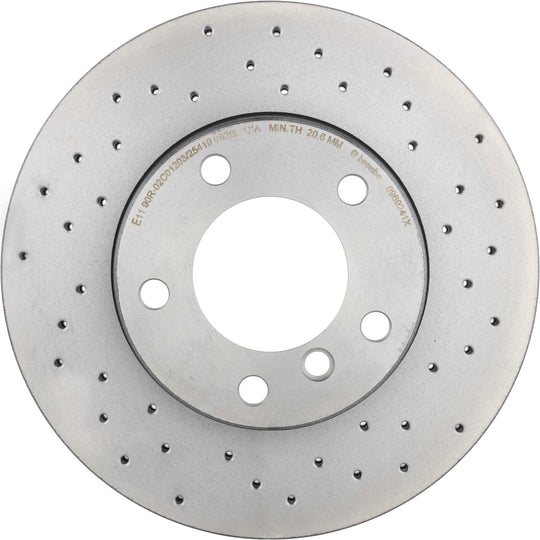 KTX0168 Brembo Ceramic Brake Pad and XTRA Vented Drilled Brake Disc Kit Brembo Brake Canada
