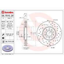 Load image into Gallery viewer, KTX4091 Brembo Low-Met Brake Pad and XTRA Vented Drilled Brake Disc Kit Brembo Brake Canada