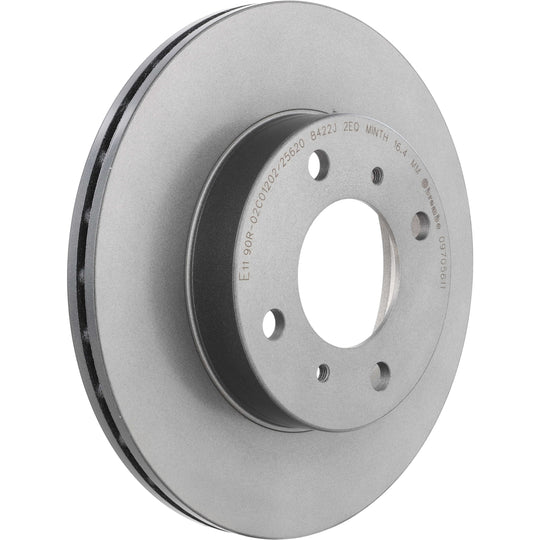 09.7056.11 Brembo Premium Coated Vented Brake Rotor Brembo Brake Canada
