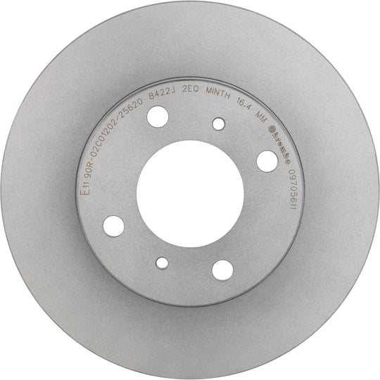 09.7056.11 Brembo Premium Coated Vented Brake Rotor Brembo Brake Canada
