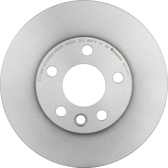 09.7131.11 Brembo Premium Coated Vented Brake Rotor Brembo Brake Canada