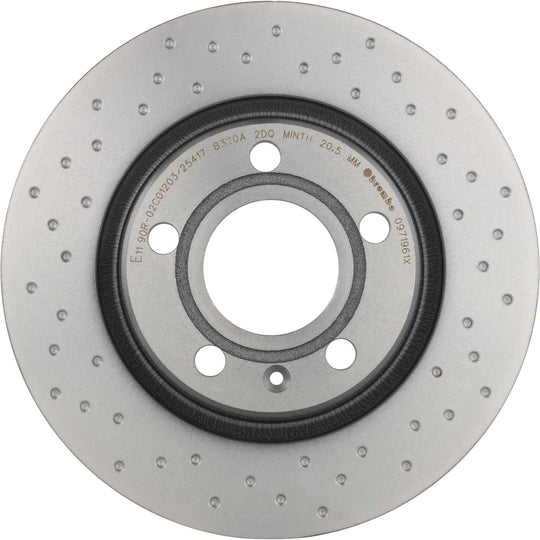 KTX4062 Brembo Low-Met Brake Pad and XTRA Vented Drilled Brake Disc Kit Brembo Brake Canada