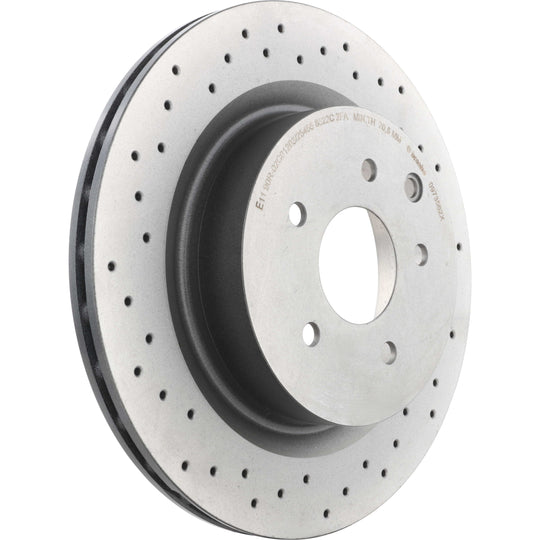 09.7356.2X Brembo Premium UV Coated XTRA Cross Drilled Brake Rotor Brembo Brake Canada