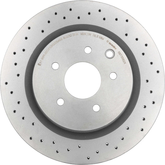 09.7356.2X Brembo Premium UV Coated XTRA Cross Drilled Brake Rotor Brembo Brake Canada
