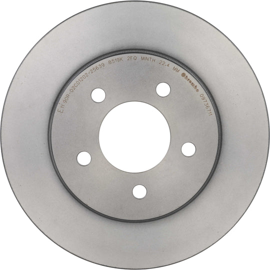 09.7367.11 Brembo Premium Coated Vented Brake Rotor Brembo Brake Canada