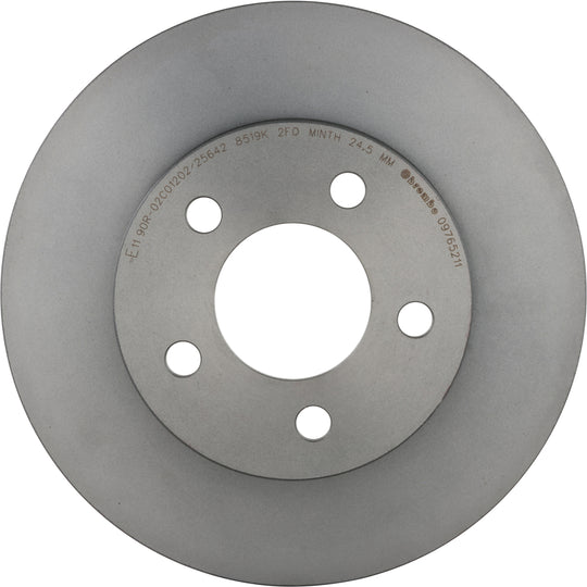 09.7652.11 Brembo Premium Coated Vented Brake Rotor Brembo Brake Canada