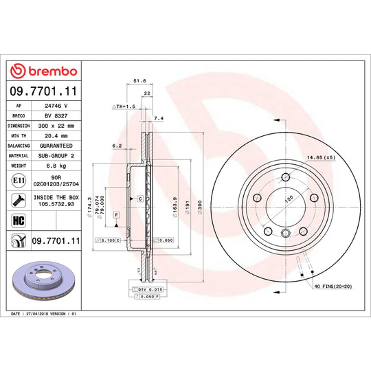 KT00023 Brembo Disc Brake Kit Brembo Brake Canada