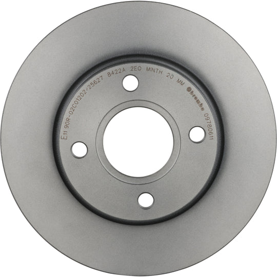09.7806.11 Brembo Premium Coated Vented Brake Rotor Brembo Brake Canada