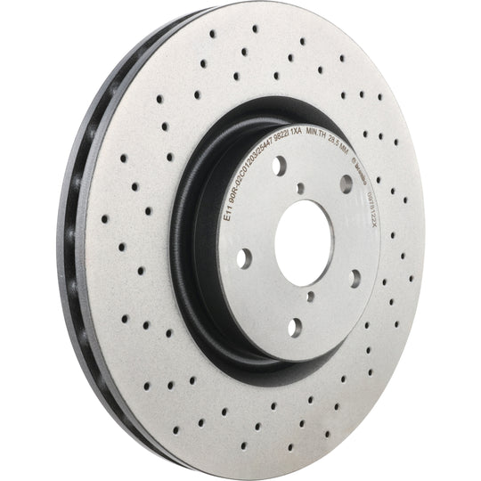 09.7812.2X Brembo Premium UV Coated XTRA Cross Drilled Brake Rotor Brembo Brake Canada